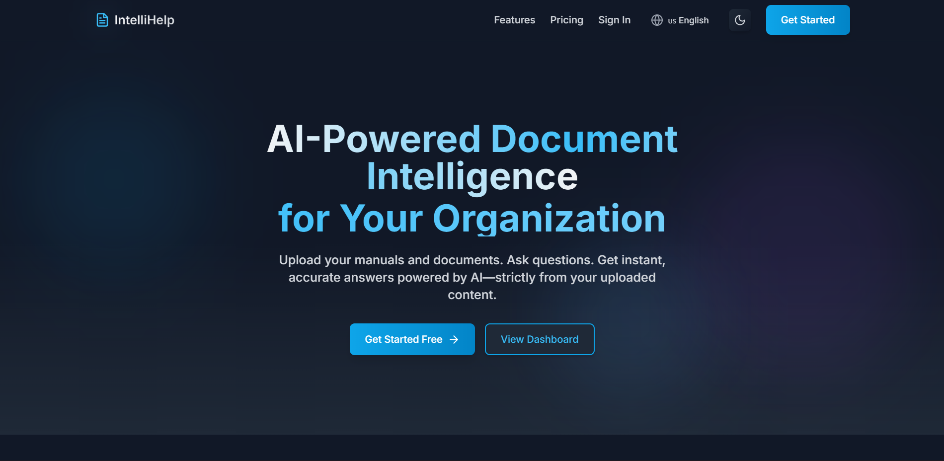 IntelliHelp AI Platform