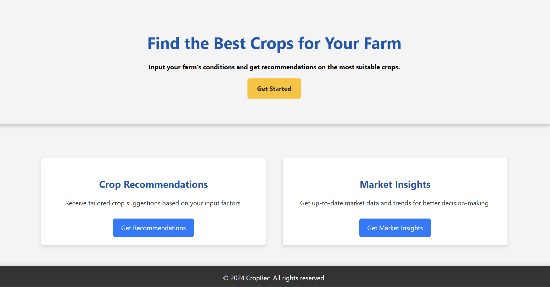 Crop Recommendation System