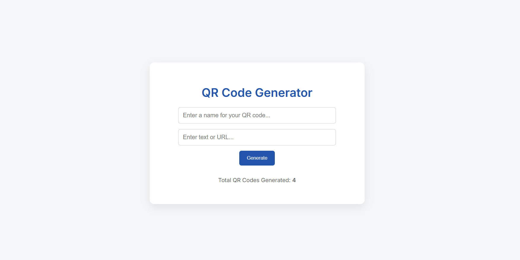 QR Code Generator
